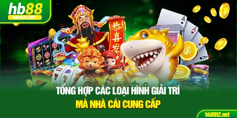 Tổng hợp các loại hình giải trí mà nhà cái cung cấp